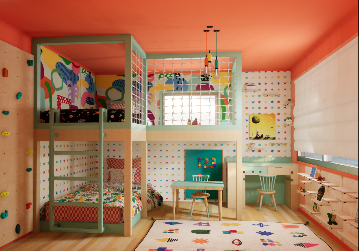 Sibling Bedroom — Residential | Waihi Beach, New Zealand