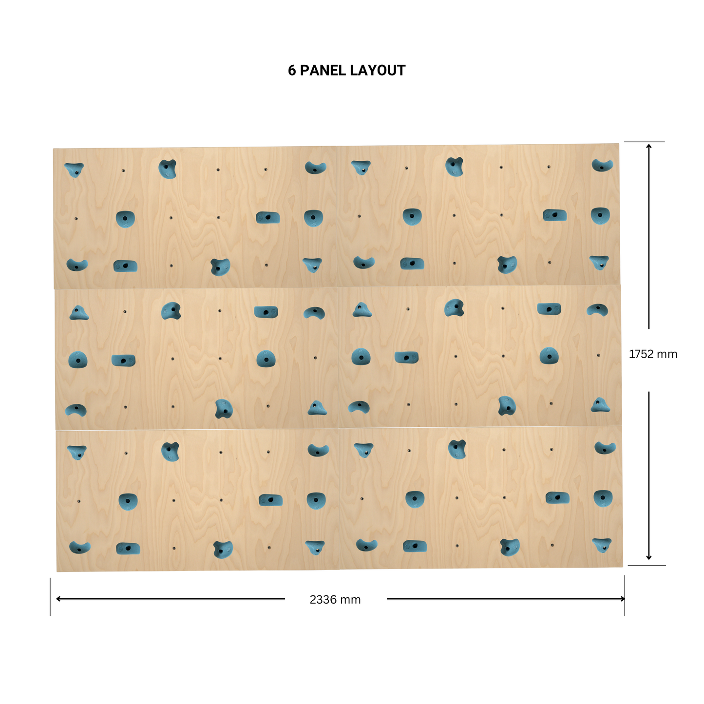 Climbing Panels – Indoor Climbing Walls for Kids (Rectangular)