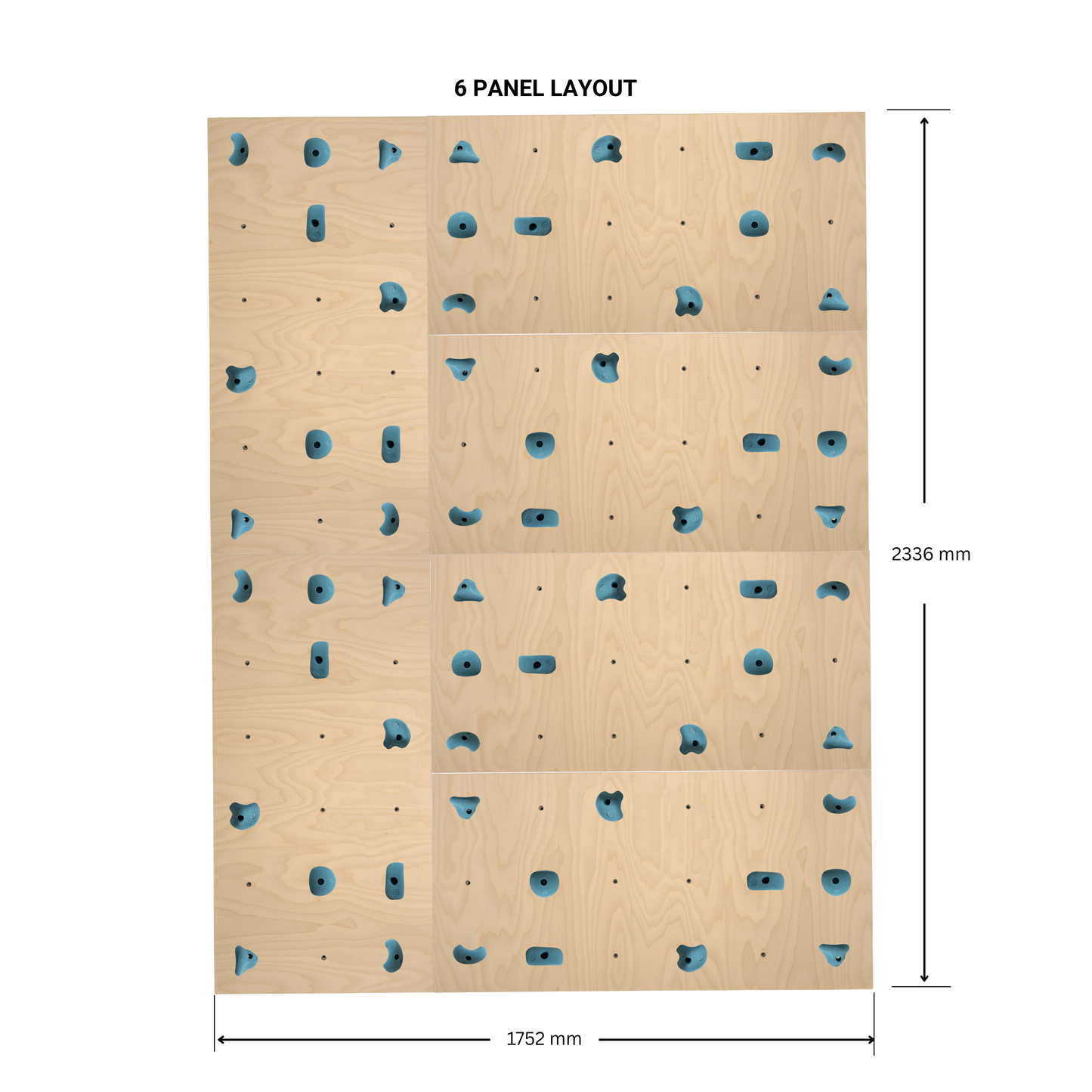 Climbing Panels – Indoor Climbing Walls for Kids (Rectangular)