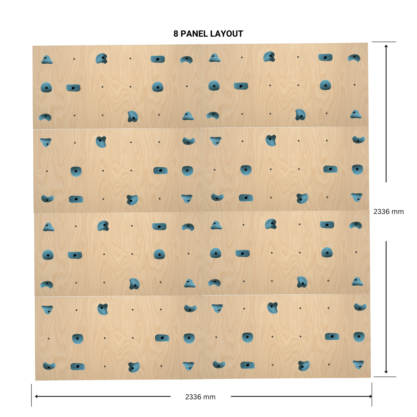 Climbing Panels – Indoor Climbing Walls for Kids (Rectangular)