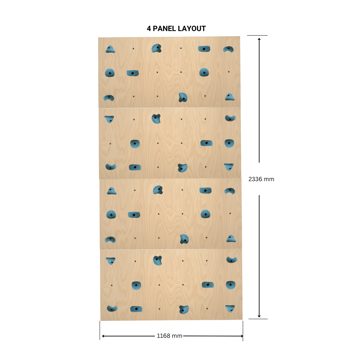 Climbing Panels – Indoor Climbing Walls for Kids (Rectangular)